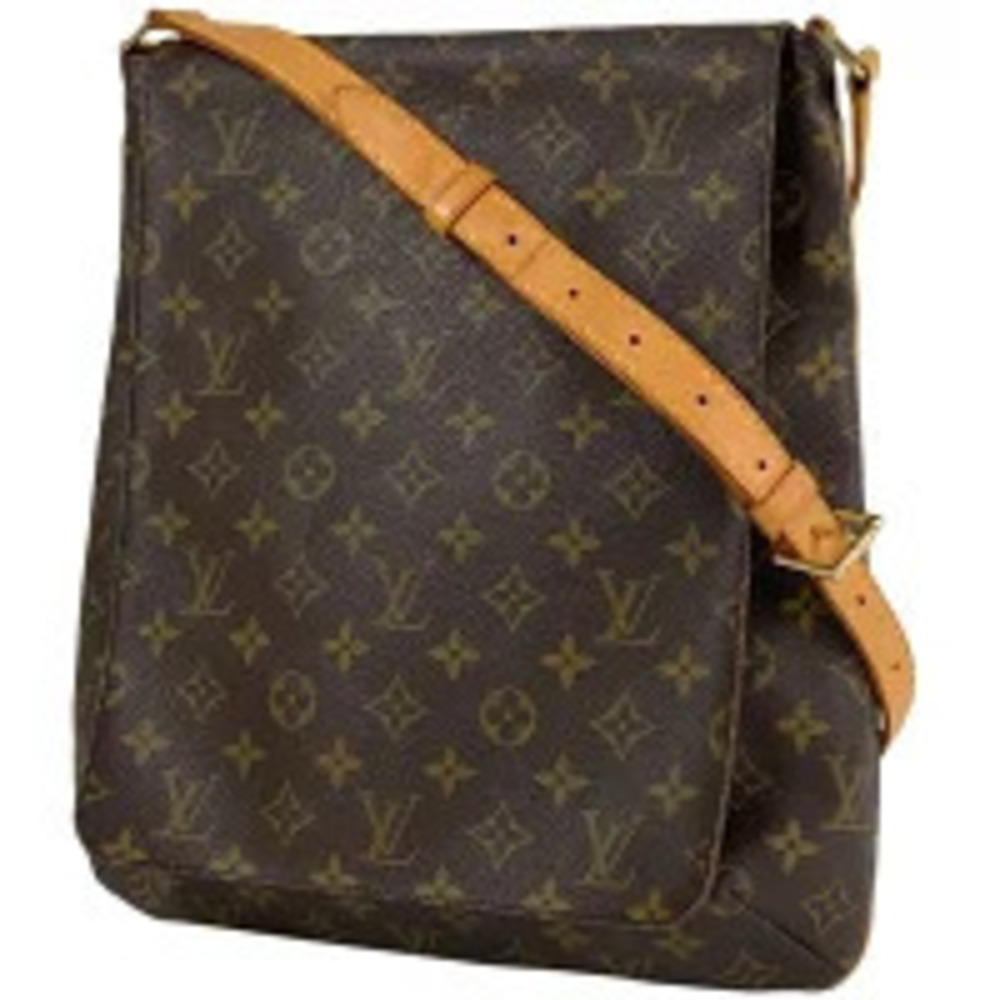 Louis Vuitton Musette Crossbody Shoulder Bag Monogram Brown
